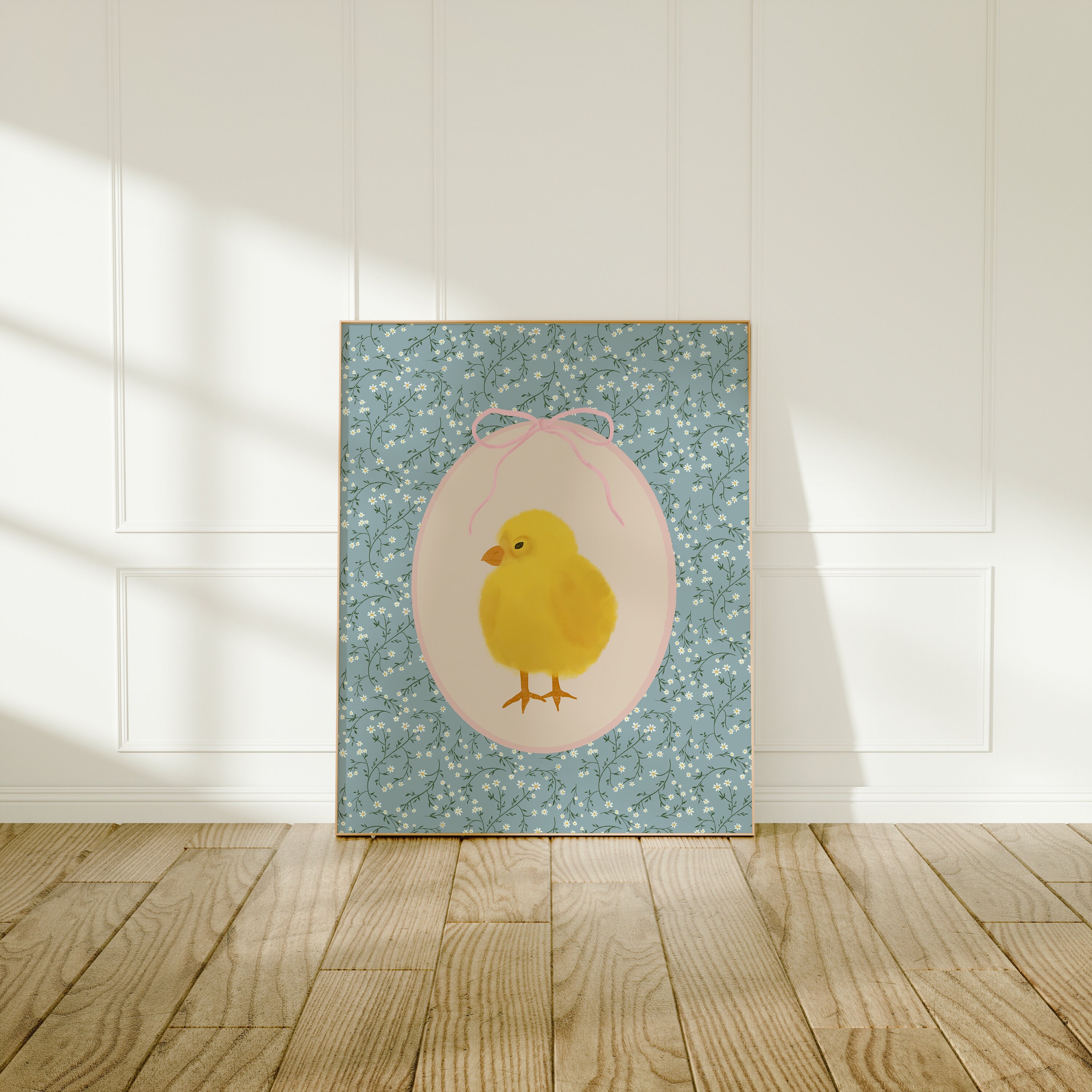 Baby Animal Wall Art Farm Nursery Wall Art Vintage Floral Nursery Decor ...