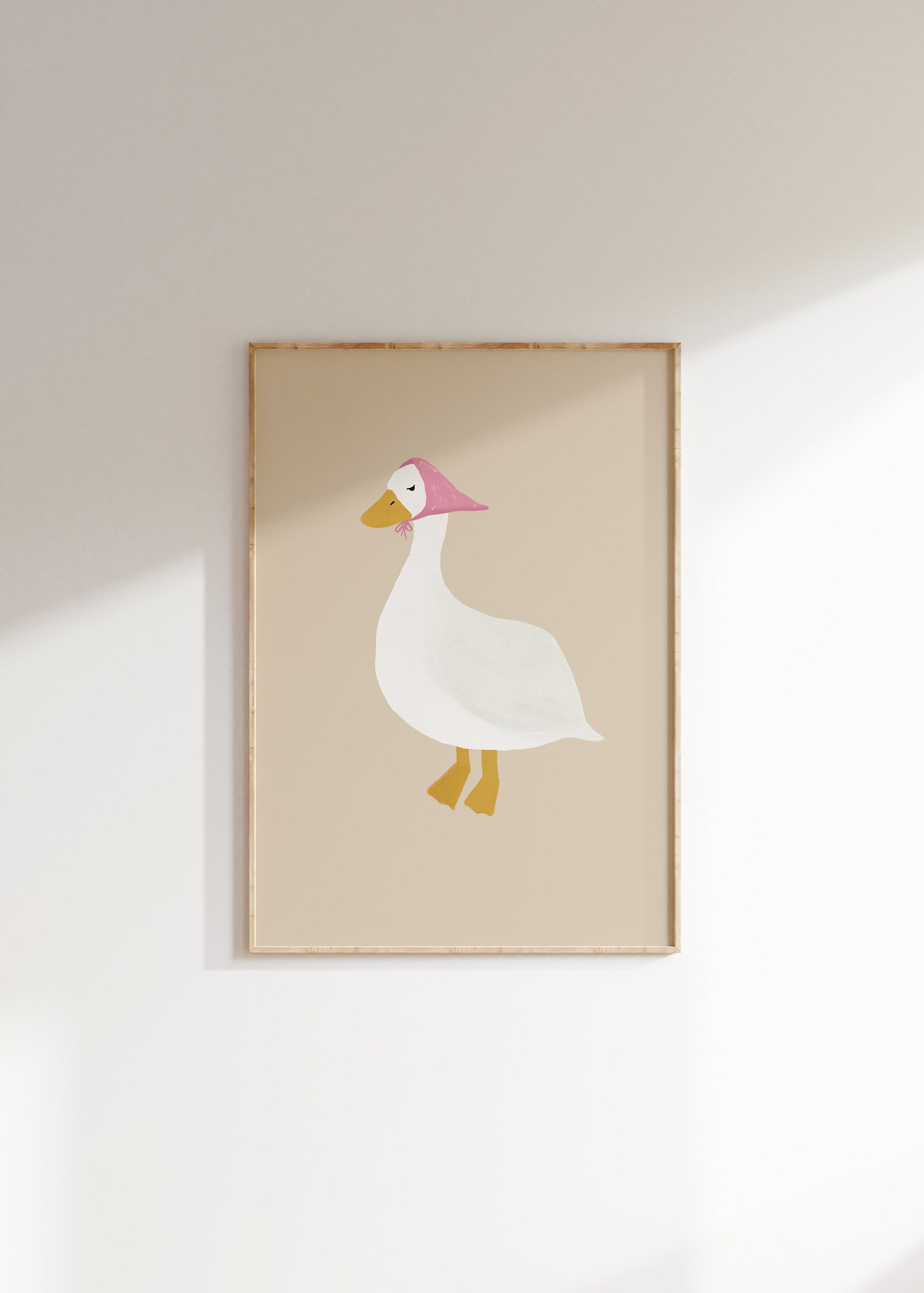 Duck and Goose Wall Art Printable, Girl Room Poster Set of 2 Boy Room ...