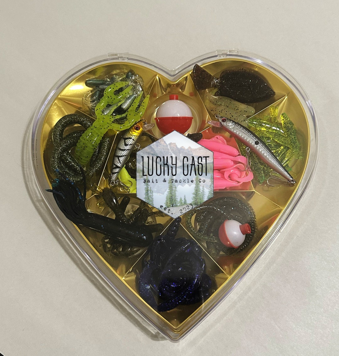 Limited Edition Valentine Bait and Tackle Heart Etsy