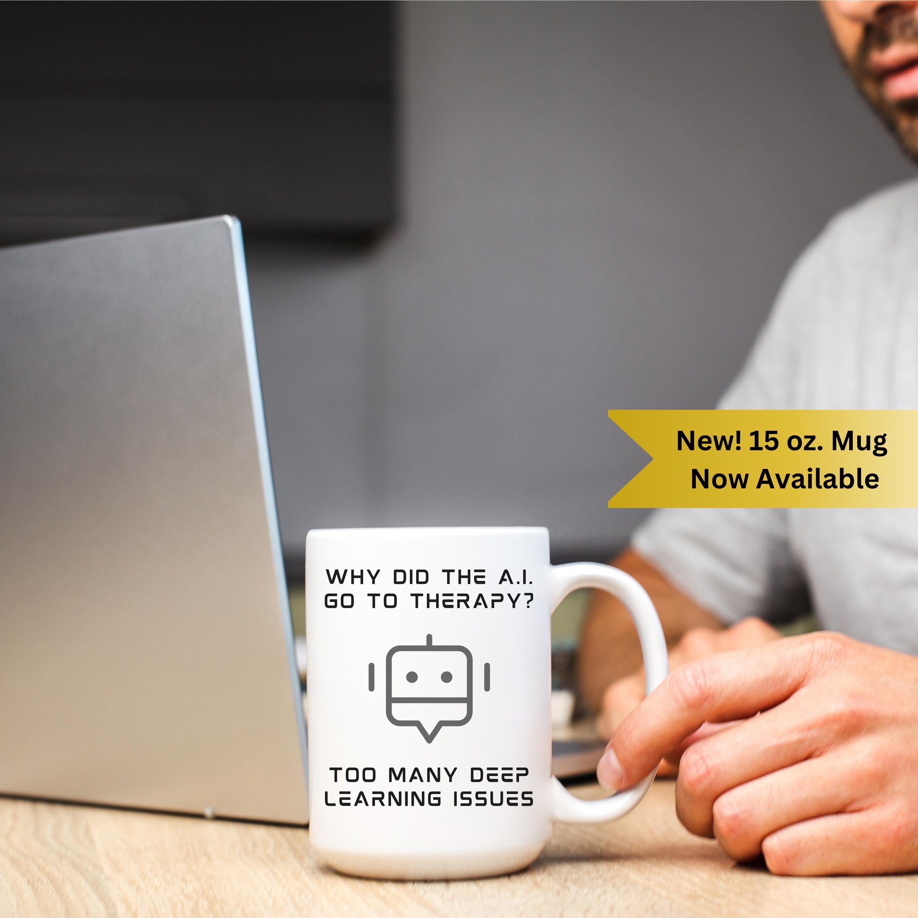 AI Humor Coffee Mug: Funny Tech Gift for Data Scientists, Programming  Gifts, Deep Learning Jokes, Robot Mugs, Gag Gifts Tech, AI Developers - Etsy