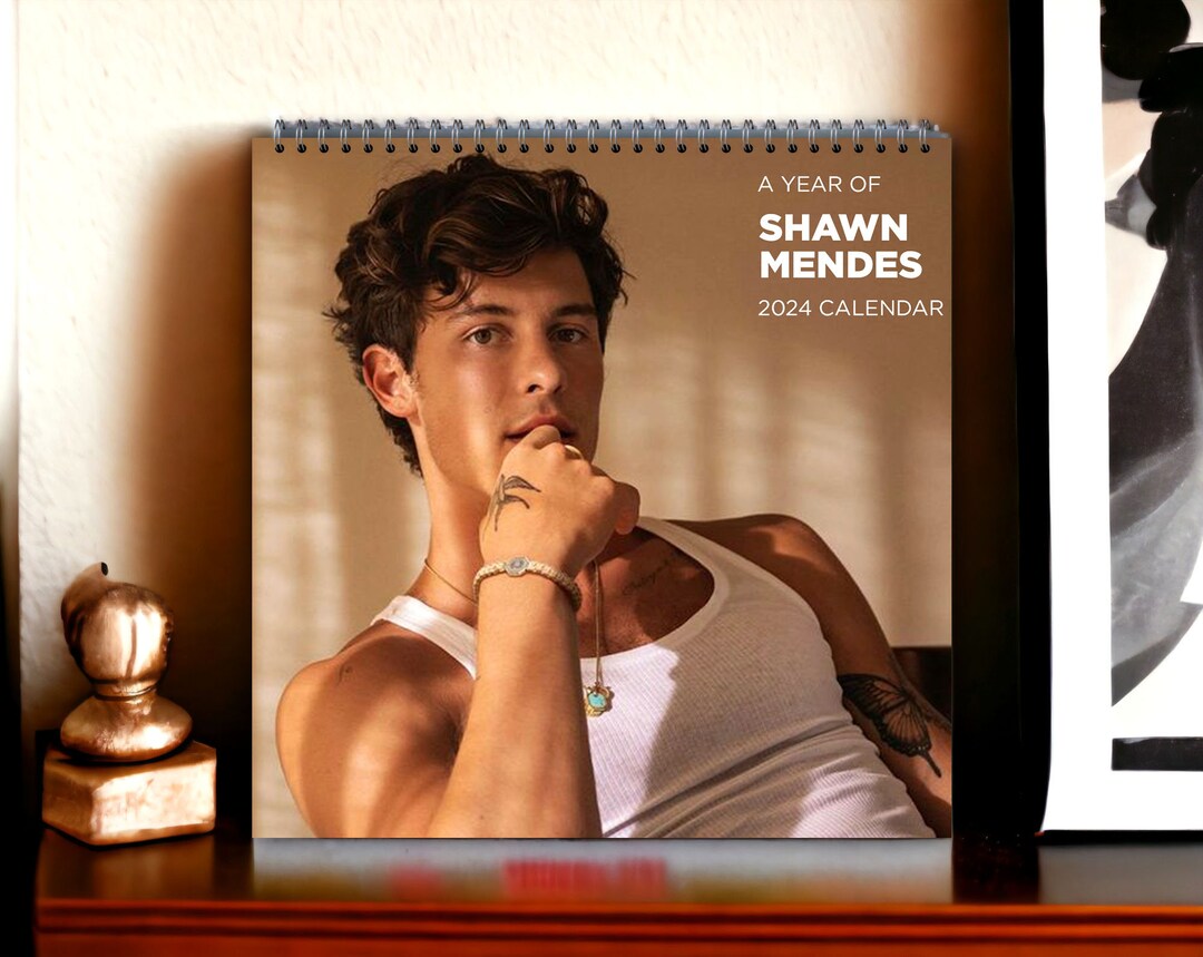 Shawn 2024 calendar Mendes 2024 wall calendar Celebrity Etsy Portugal