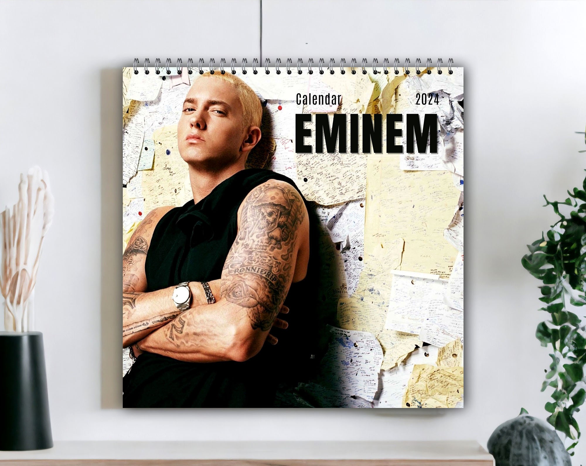 Emi nem 2024 calendar, Eminems 2024 wall calendar, Celebrity calendar