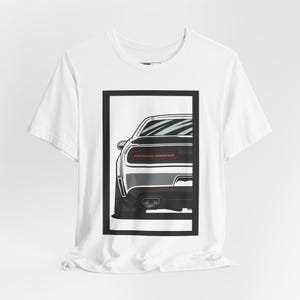 White Knuckle Challenger, Challenger Tshirt, Car Enthusiast Unisex Softstyle T-Shirt, Racecar Lover Birthday Holiday Gift, Racing Shirt