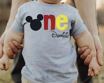 Mickey Mouse Birthday Shirt 1st Mickey Mouse Birthday Mickey Mouse Shirt Mickey Mouse Birthday Mickey Mouse 1st Birthday Shirt