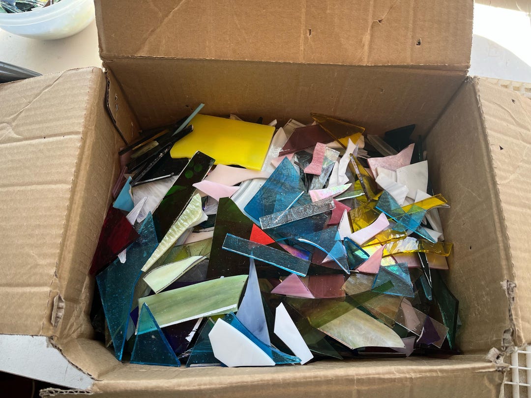 GLASS SCRAP Pieces - Pay Shipping and Fees Only *READ Description* - Etsy