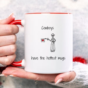 Cowboy Coffee Mug | Christmas Gift for Cowboy | Western Coffee Cup | Cowboy Gift | Cowboy Holiday Gift | Western Lover Gift | Western theme