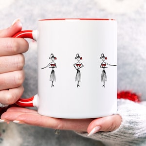 Hula Girl Coffee Mug | Hula dancers Mug | Hawaii Mug | Vacation Memory Gift | Hawaiian Gift | Hula Mug | Hula Christmas Gift | Coffee Mug