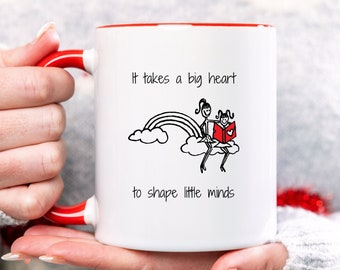 Female Teacher Mug | Classroom Christmas | Teacher Christmas Gift | Teacher Appreciation | Best Teacher Mug | Holiday Gift for Teacher