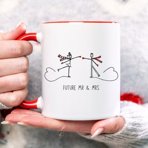 Future Mr & Mrs Coffee Mug | Engaged Coffee Mug | Bridal Shower Gift | Engaged Mug | Gift for Future Mr and Mrs | Engagement Gift