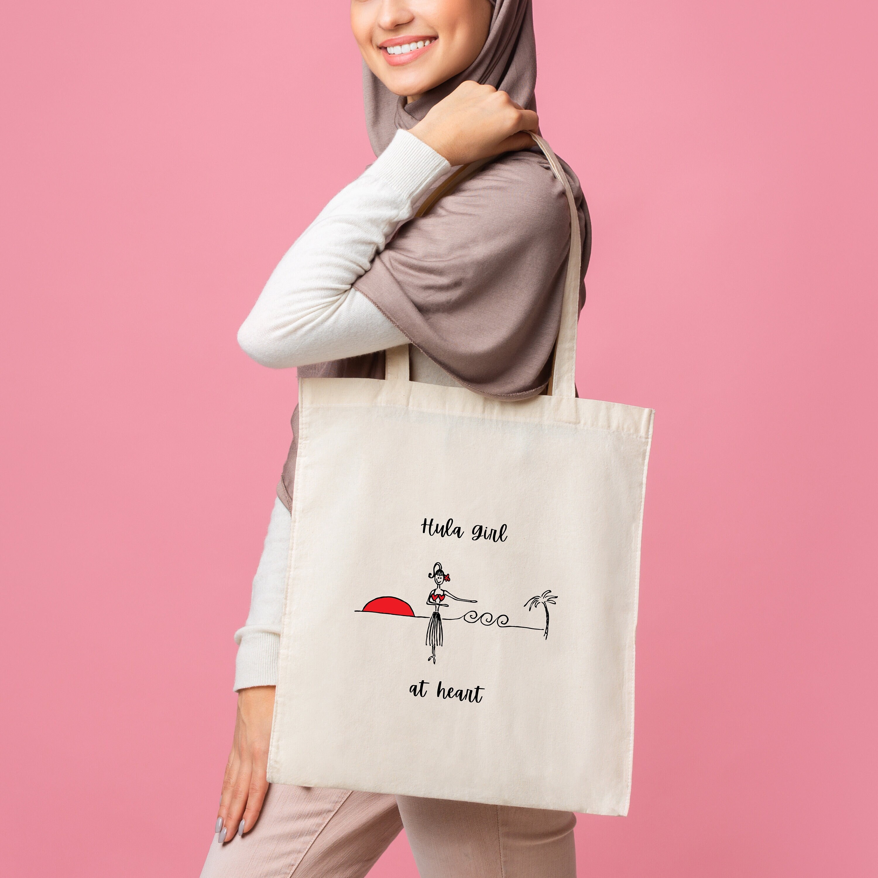 フラ ガール トートバッグ HULA GIRL TOTE Hula Girl Tote - Etsy