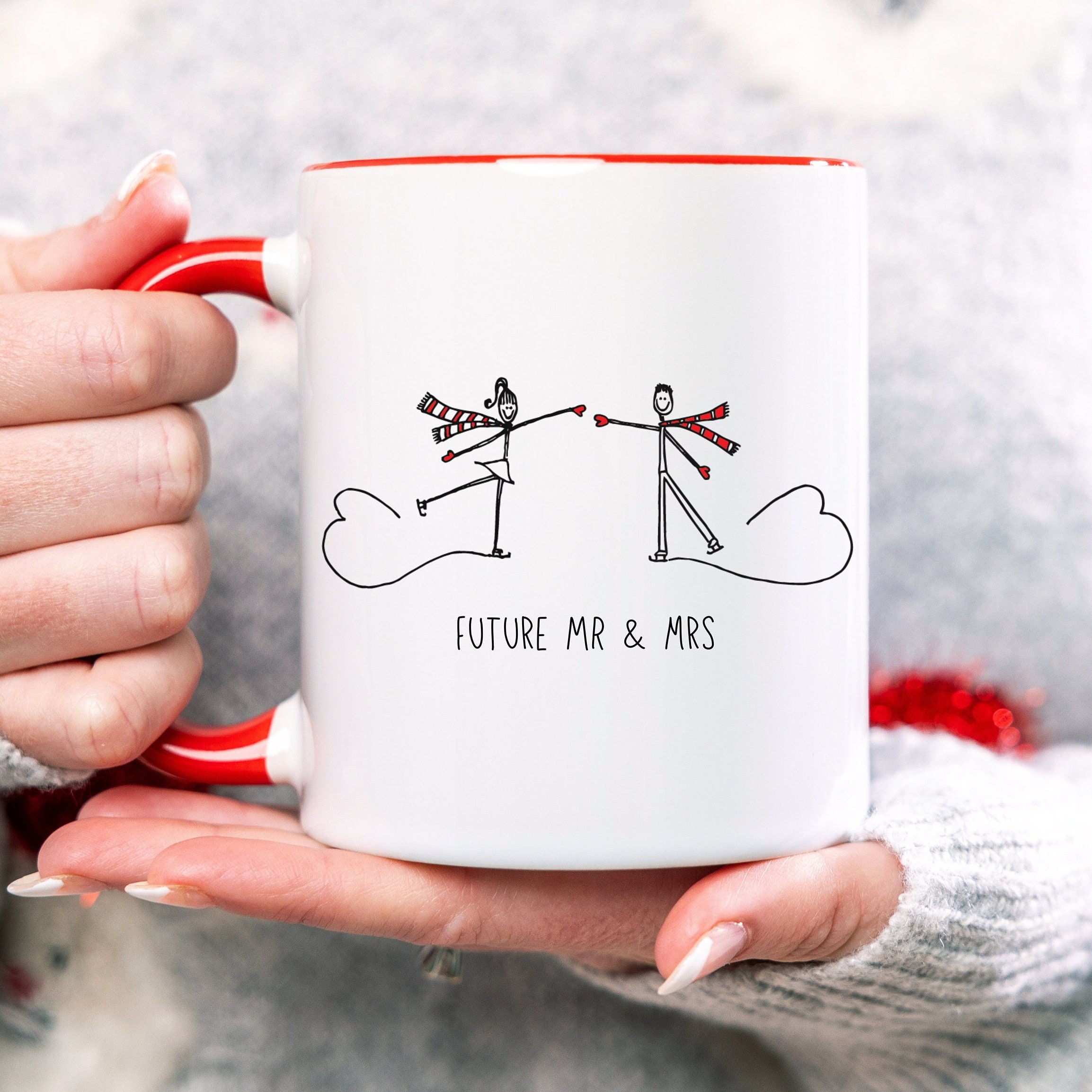 Future Mr & Mrs Coffee Mug | Engaged Coffee Mug | Bridal Shower Gift | Engaged Mug | Gift for Future Mr and Mrs | Engagement Gift
