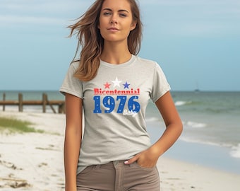 Born in 1976 T-Shirt Bicentennial Baby T-Shirt Bicentennial Birthday Shirt Vintage 1976 Shirt Retro 1976 Shirt 50th Birthday Gift Shirt