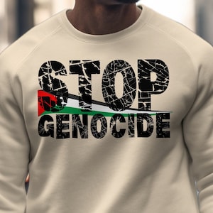 Free Palestine Sweatshirt, Stop Genocide T-Shirt, Human Rights Tee, Palestine Flag Shirt, Activist Shirt, Palestine Arab clothing, PLM
