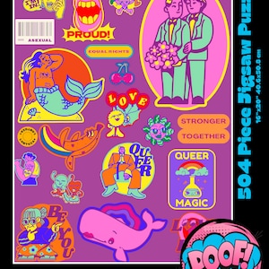 Poof Puzzles! Queer Magic 500 Piece Jigsaw Puzzle