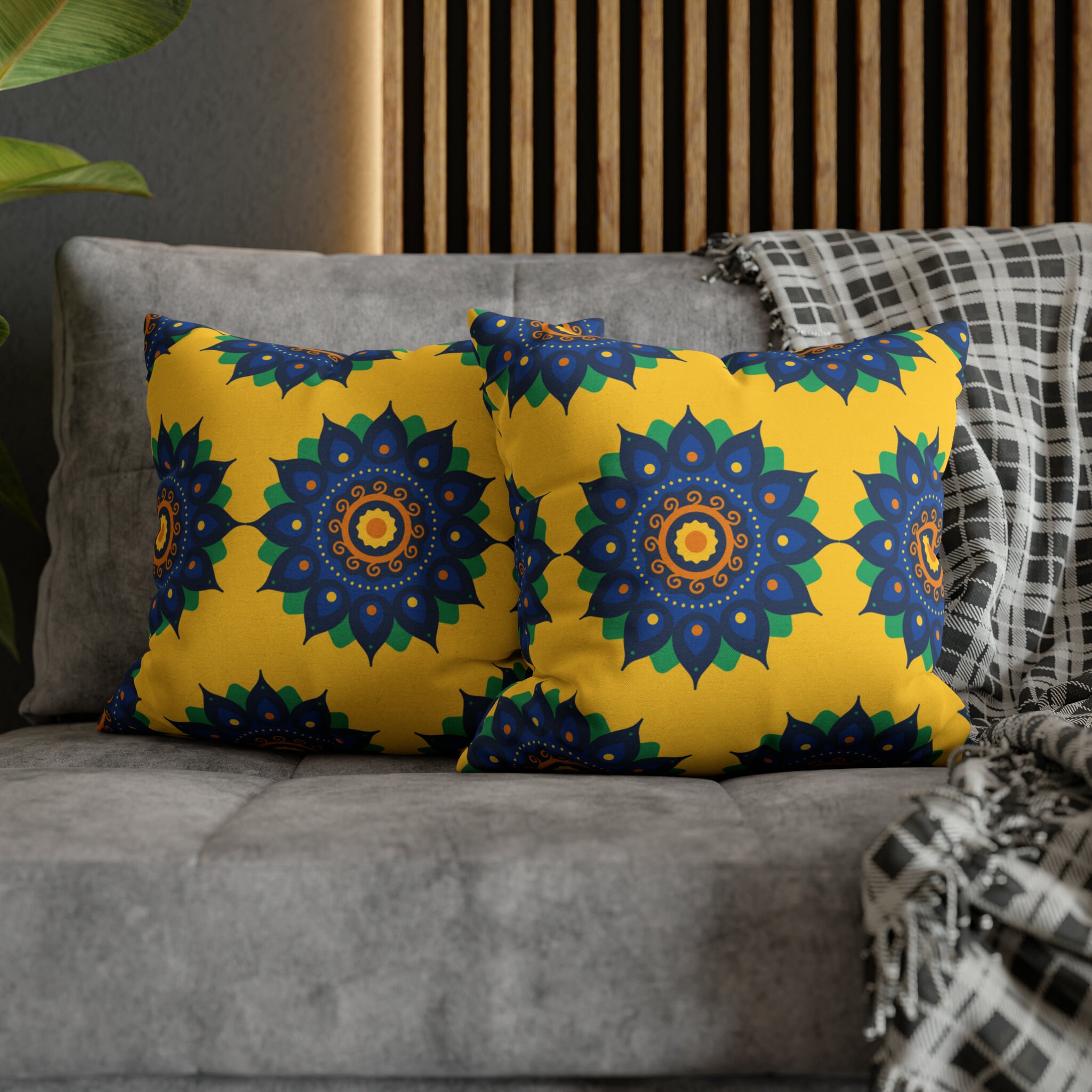Bright Colors Pillow Etsy Canada