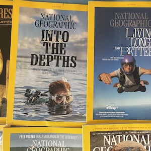 National Geographic, verschiedene Jahre