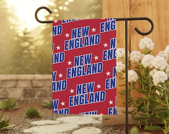 Gartenbanner der New England Patriots | Doppelseitiger Poly-Popeline