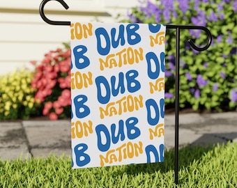 Dub Nation Gartenbanner | Golden State Warriors Poly Poplin Flagge