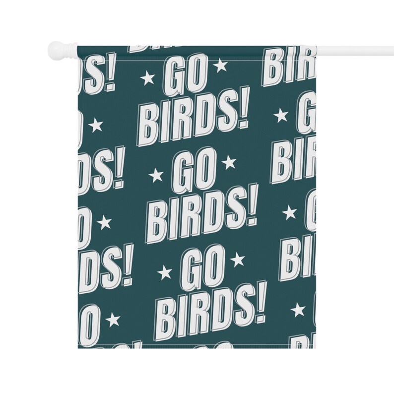 Philadelphia Eagles gehen Vögel! Garten Girlande Strapazierfähige Poly Popeline Canvas | Doppelseitig, 2 Größen | Ideales Geschenk für Adler Fan Bild 3