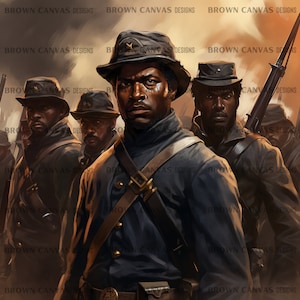 African American Regiment png, Civil War png, Black Civil War clipart, Veterans Day Clipart, Black Vets, Black Veterans, Black Soldiers png