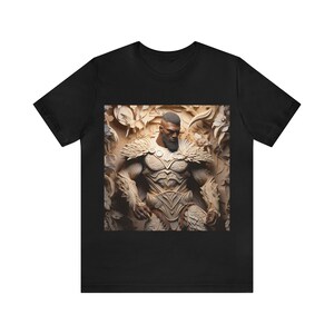 Black Superhero Shirt, Black Men, Afrocentric Art, African American Design, Concept Art, Adult Unisex,Gift for Him, African American Tops