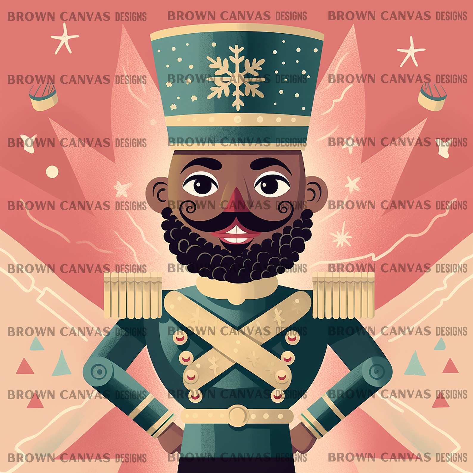 Black Nutcracker PNG, Black Nutcracker Clipart, African American Nutcracker, Brown Nutcracker