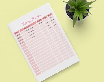 Money financial tracker budget planner