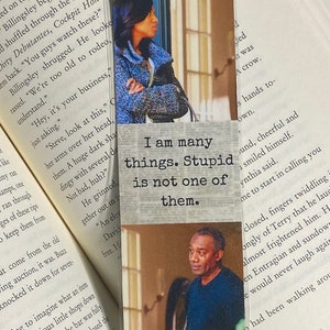 Scandal Inspired Bookmark// &quot;Stupid&quot;// Character Quotes