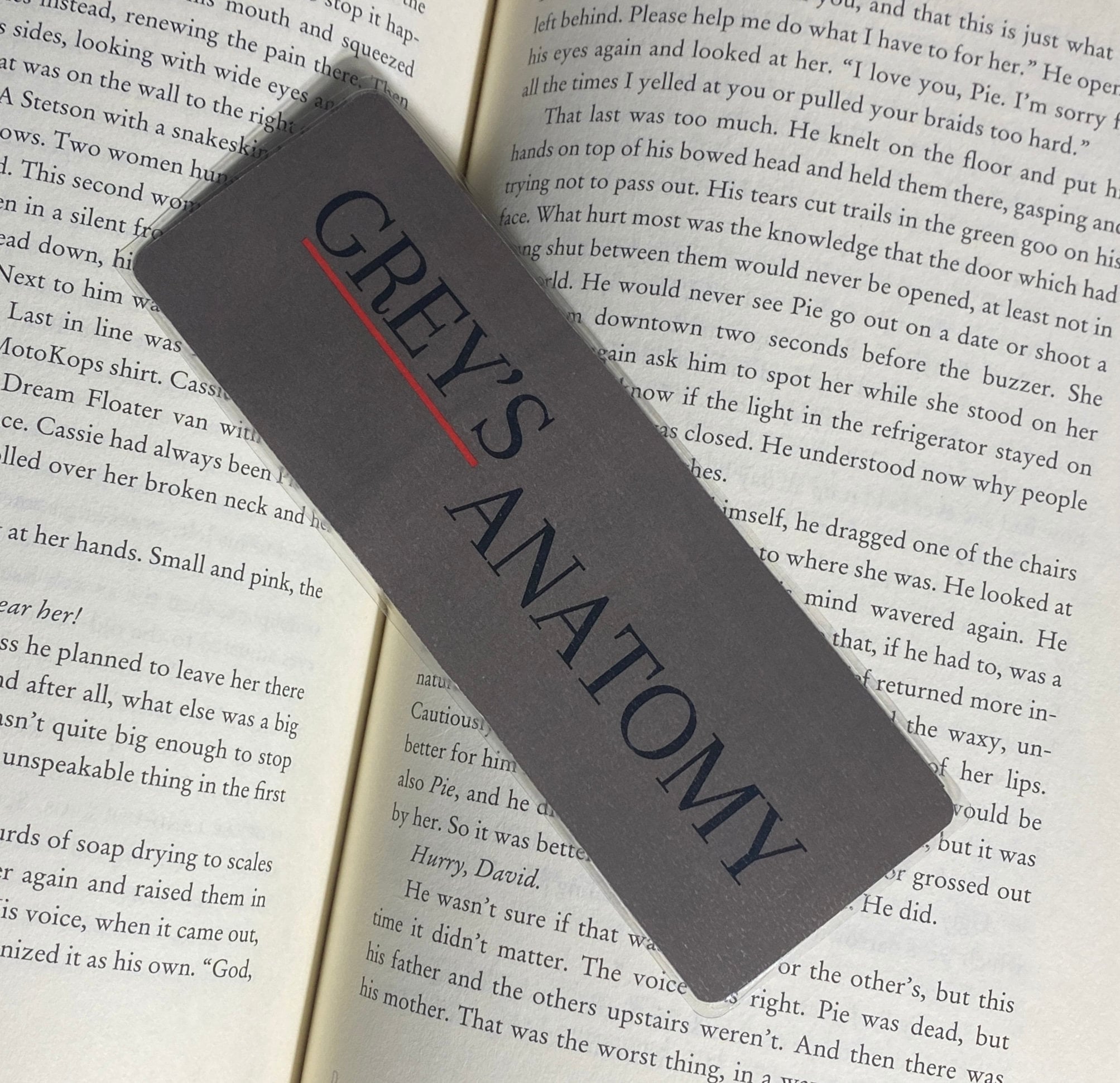 Grey's Anatomy Inspired Bookmark// Alex's Letter to Etsy