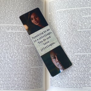 Scandal Inspired Bookmark// “Privilege”// Character Quotes