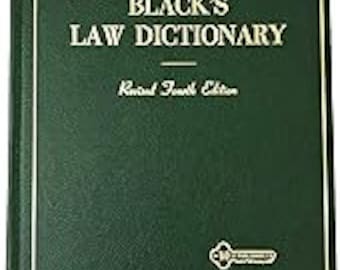 1972 Black’s Law Dictionary, Revised Fourth Edition, DIGITAL DOWNLOAD Henry Campbell Black, American and English Ancient and Modern