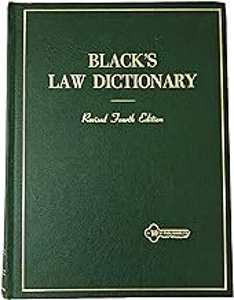 1972 Blacks Law Dictionary, Revised Fourth Edition, DIGITAL DOWNLOAD Henry Campbell Black, American and English Ancient and Modern image 2