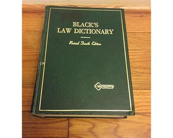 1972 Diccionario de derecho de Black, cuarta edición revisada, DESCARGA DIGITAL Henry Campbell Black, americano e inglés antiguo y moderno