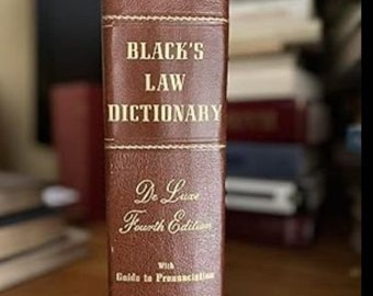 1972 Black’s Law Dictionary, Revised Fourth Edition, DIGITAL DOWNLOAD Henry Campbell Black, American and English Ancient and Modern