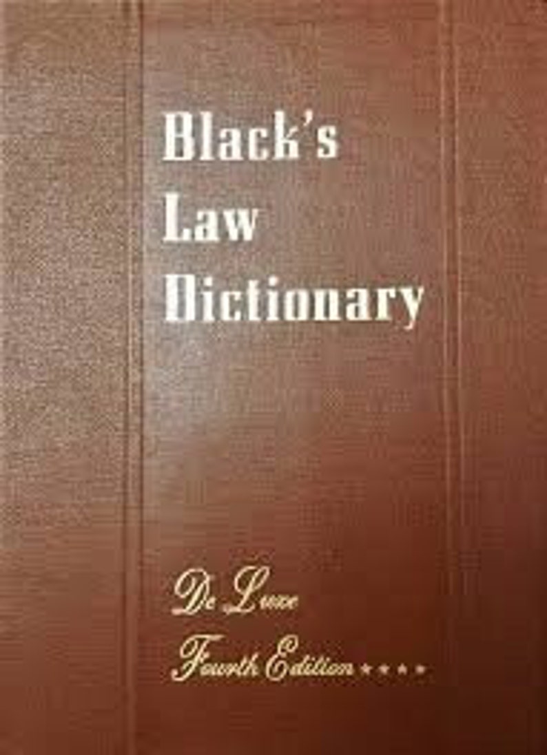 1972 Blacks Law Dictionary, Revised Fourth Edition, DIGITAL DOWNLOAD
