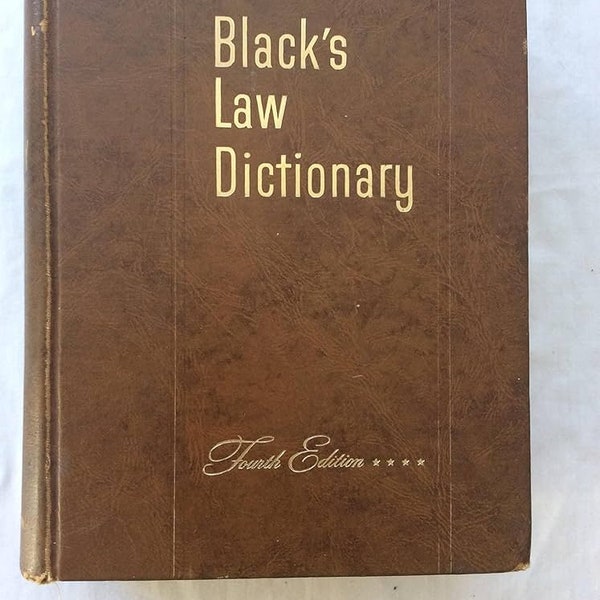 1972 Black’s Law Dictionary, Revised Fourth Edition, DIGITAL DOWNLOAD Henry Campbell Black, American and English Ancient and Modern