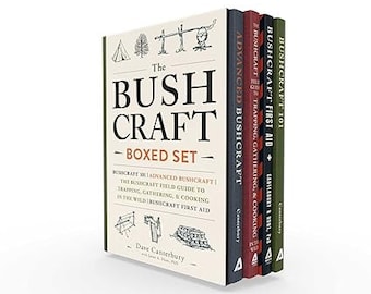 Le coffret Bushcraft : Bushcraft 101 ; Bushcraft avancé ; Le guide de terrain Bushcraft pour le piégeage, la cueillette et la cuisine dans la nature