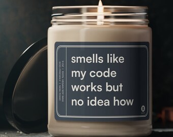 Kaars programmeercode grappig cadeau | Cadeau voor techneut