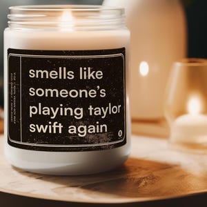 Taylor Swifty Candle Funny Gift | Vegan Candle with Essential Oils