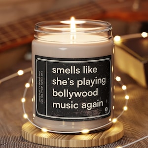 Bollywood Candle Funny Gift | Vegan Candle with Essential Oils