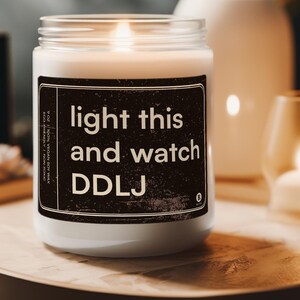 DDLJ-kaars Grappig cadeau Bollywoodcadeau Jubileumcadeau Shah Rukh Kajol Fan