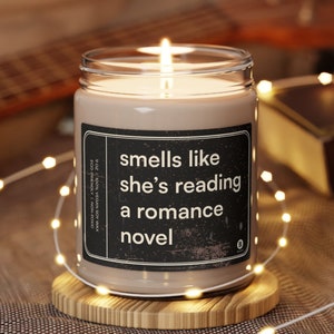 Reader Candle Funny Gift | Vegan Candle with Essential Oils