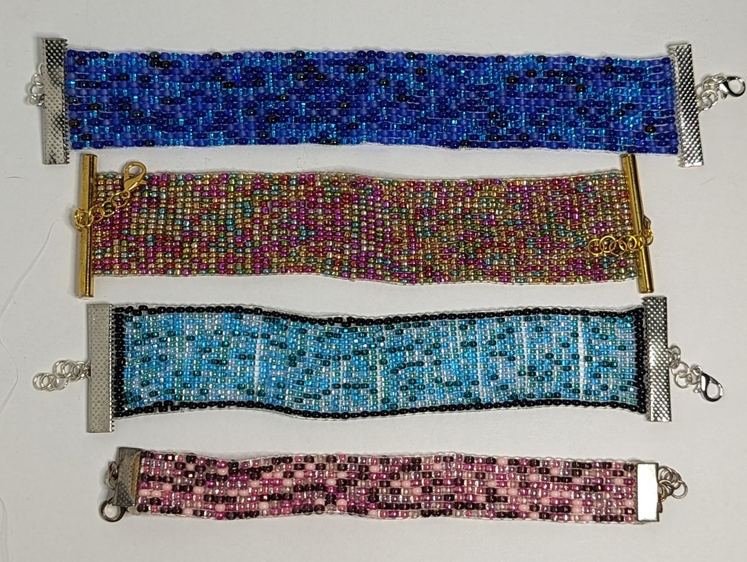 Random Color Seed Bead Bracelets - Etsy