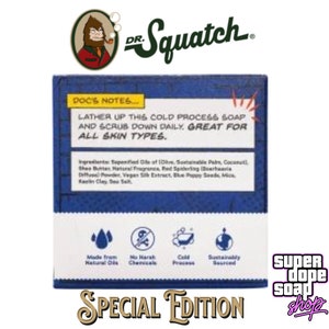 New Dr. Squatch SPIDER-MAN Spidey Suds Special edition Bar With Free Burlap Bag, Mini and Dr Squatch Sticker image 2