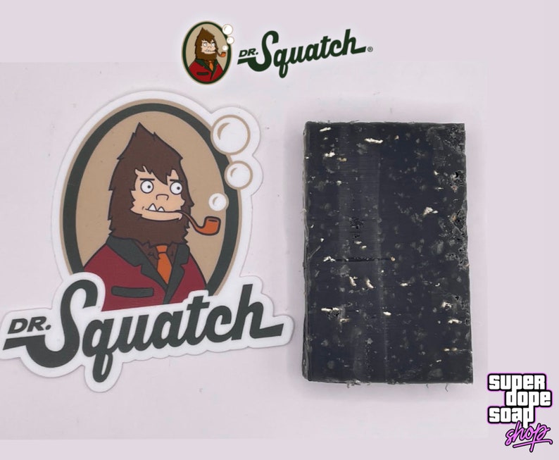 New Dr. Squatch SPIDER-MAN Spidey Suds Special edition Bar With Free Burlap Bag, Mini and Dr Squatch Sticker image 9