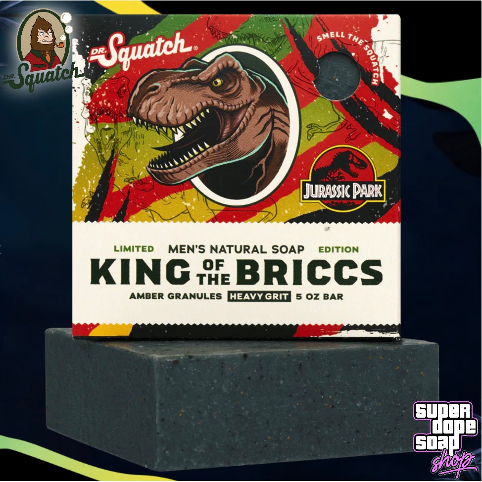 New Dr. SQUATCH hulk Scrub Smash Limited Edition Soap Bar Includes Free  Burlap Bag, Mini & Sticker 