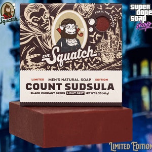 Dr. Squatch 10th Anniversary Limited Edition Collectors Box BAY RUM Soap  5oz Bar