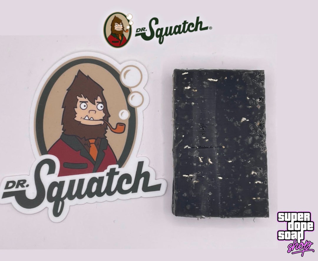 New Dr. SQUATCH STICKER With Dr. Squatch Mini Pine Tar Bar - Etsy