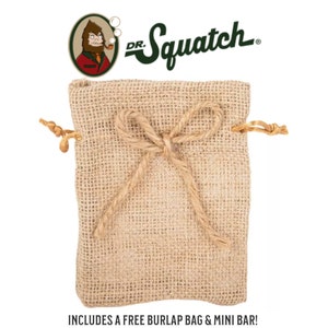 New Dr. Squatch SPIDER-MAN Spidey Suds Special edition Bar With Free Burlap Bag, Mini and Dr Squatch Sticker image 7