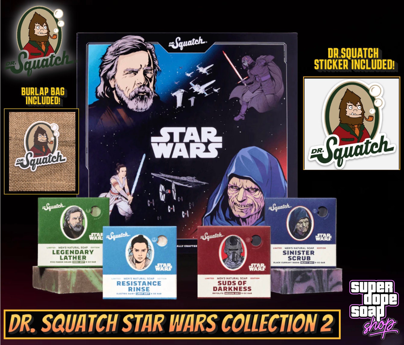 Dr. Squatch - The Star Wars Collection I I The Kings of Styling